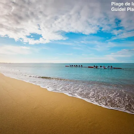 Perle Beach, Petite Maison Situee En Bord De Plage, Piscine. *